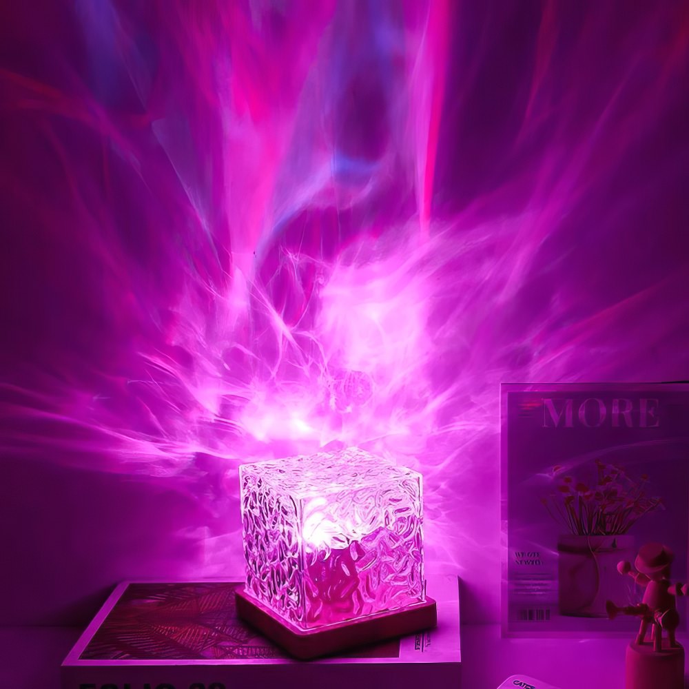 veilleuse Cristal rose