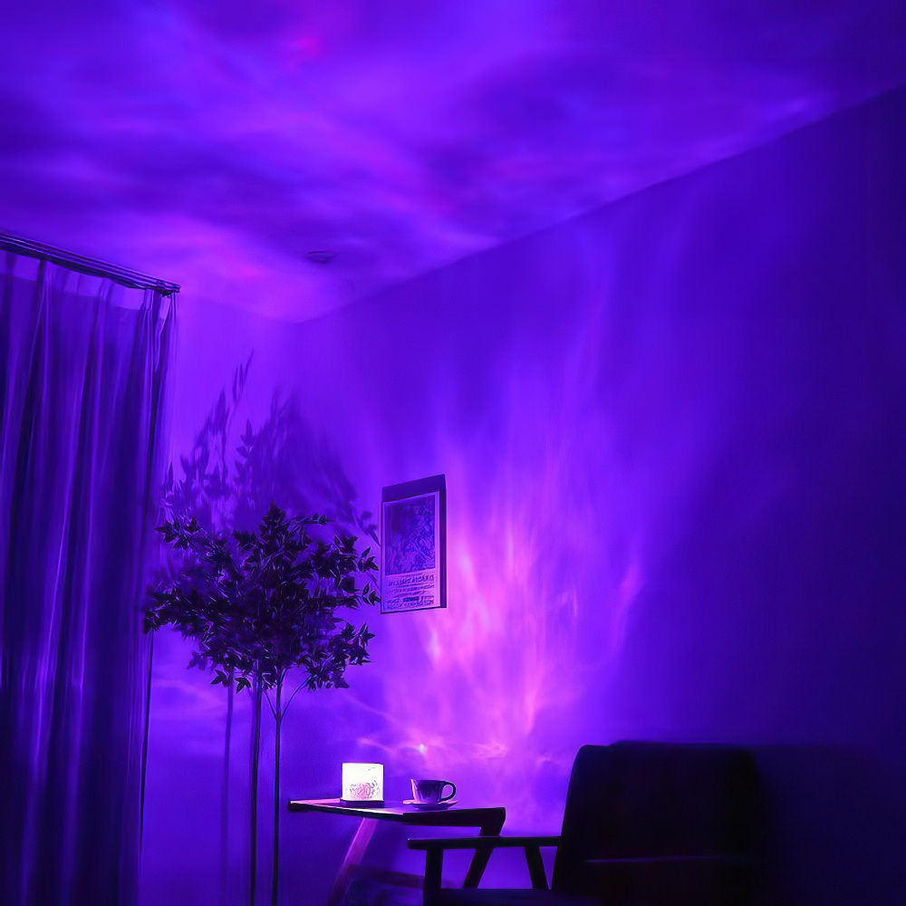 veilleuse Cristal bleu