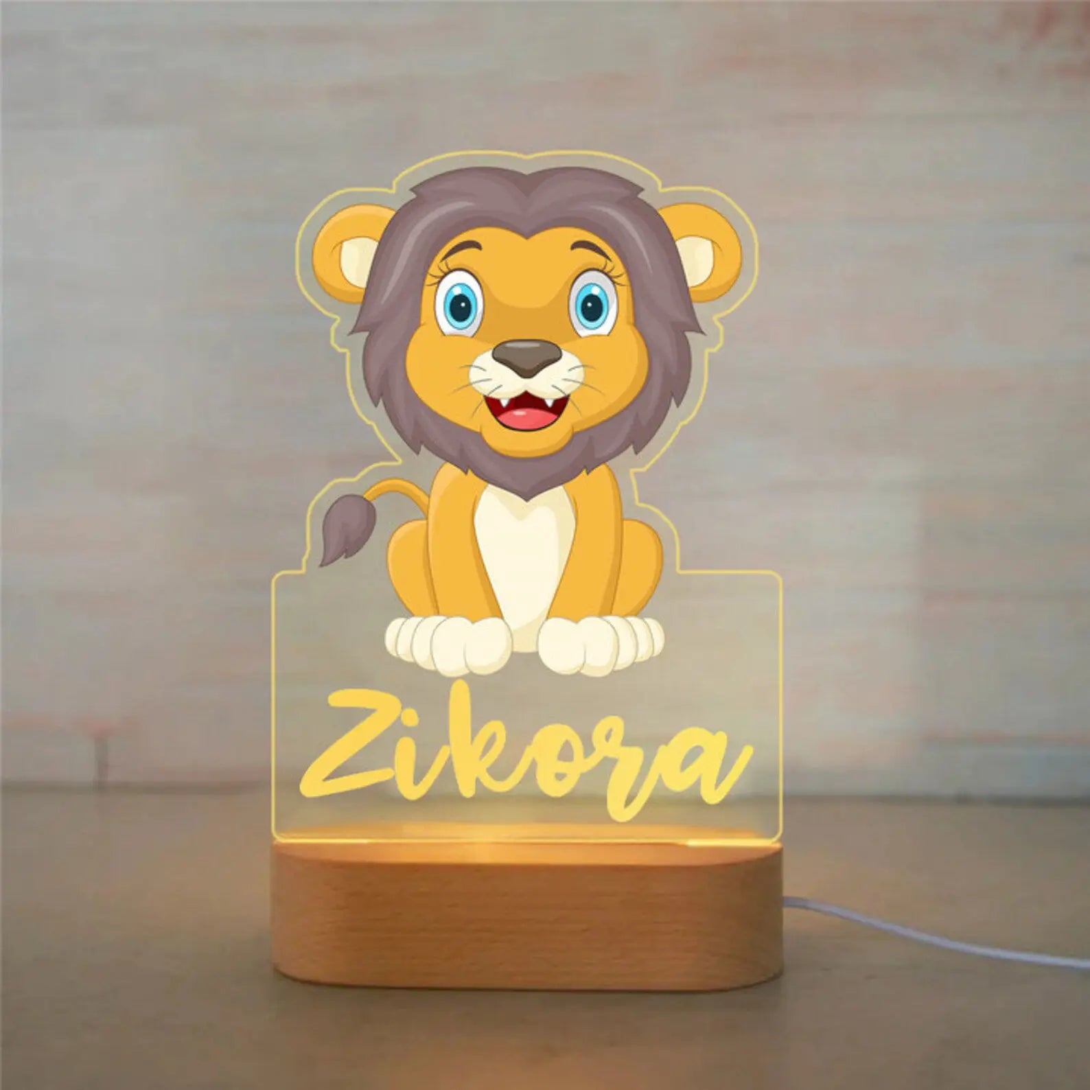 Veilleuse personnalisable lion