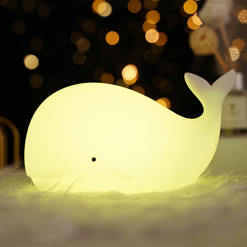 Veilleuse baleine vert