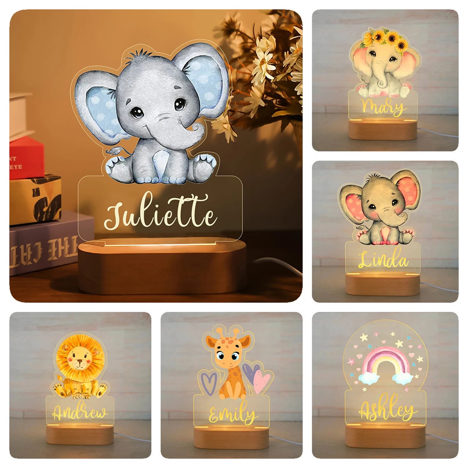 Veilleuse personnalisable
