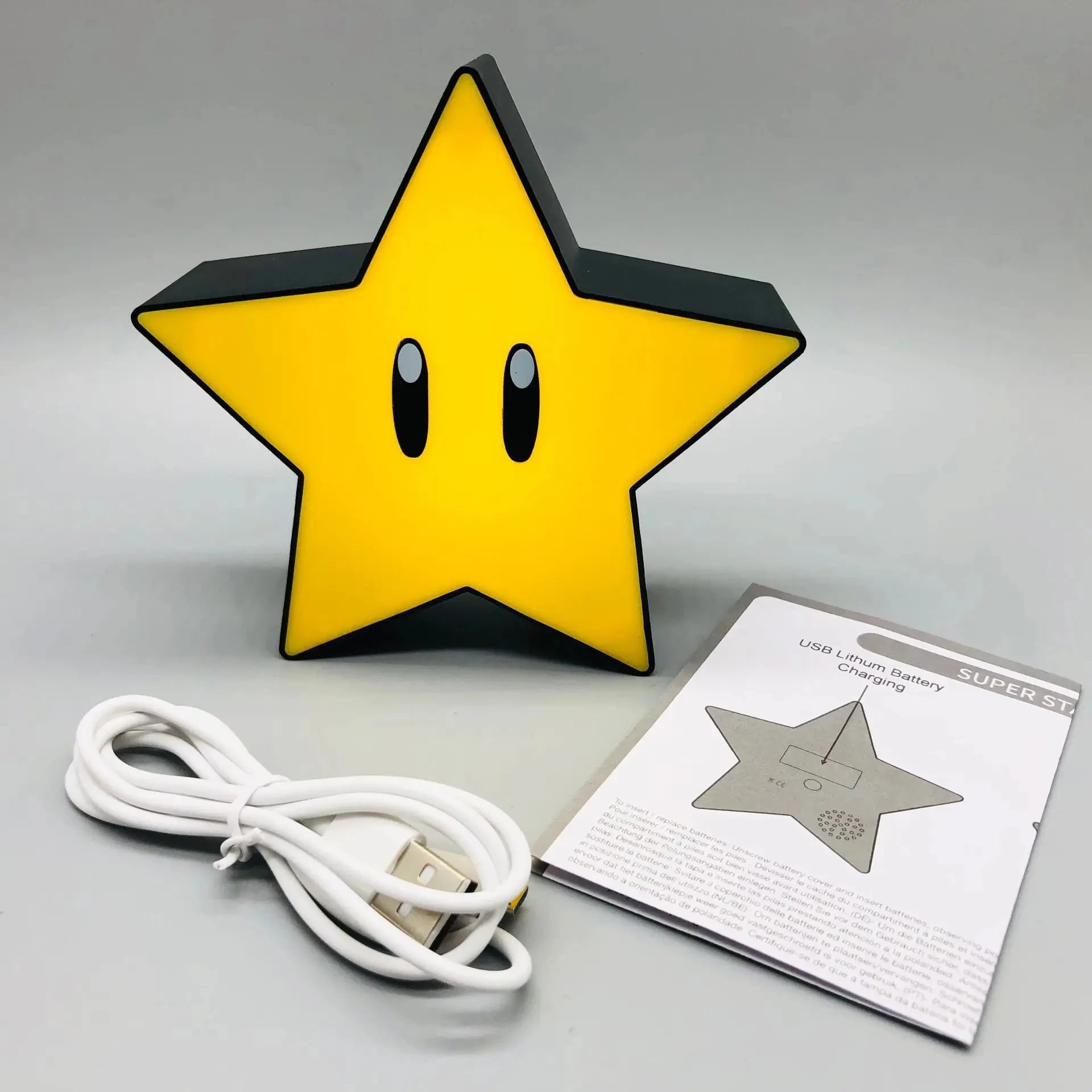 Veilleuse etoile rechargeables 