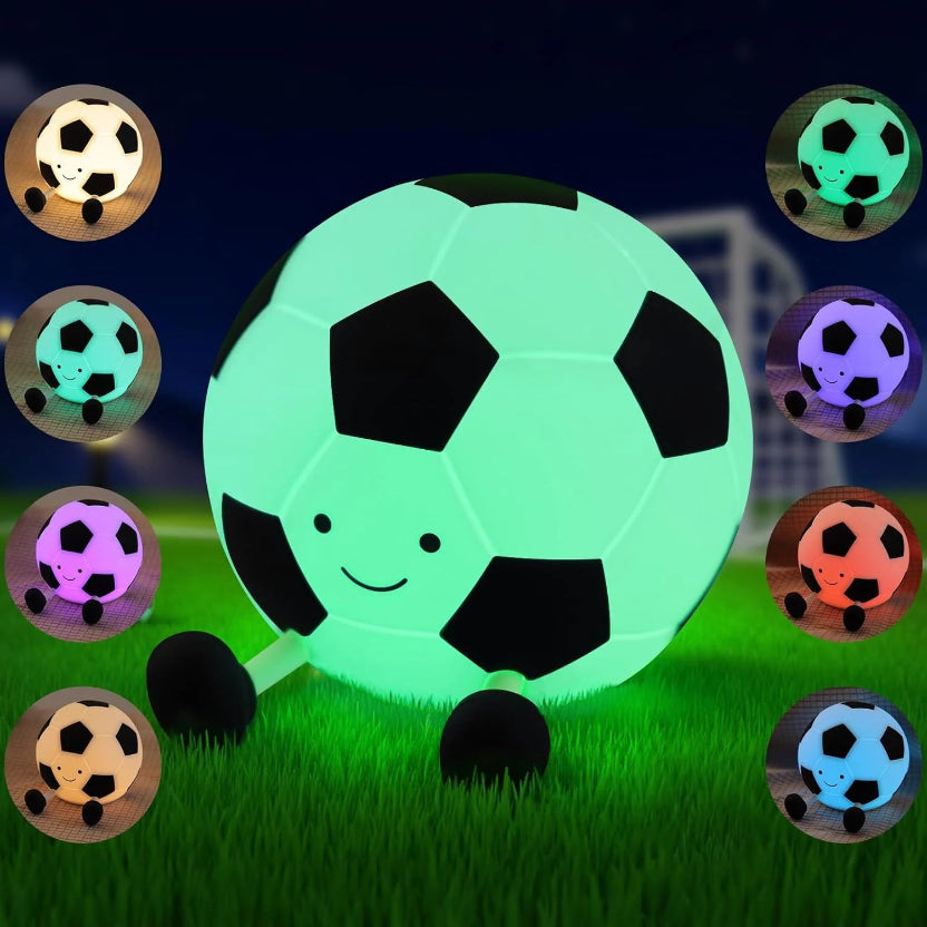 Veilleuse football multicouleurs 