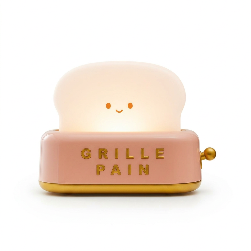 Veilleuse grill pain rose
