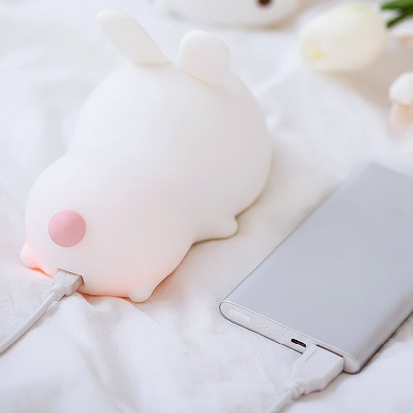 Veilleuse lapin rechargeable 