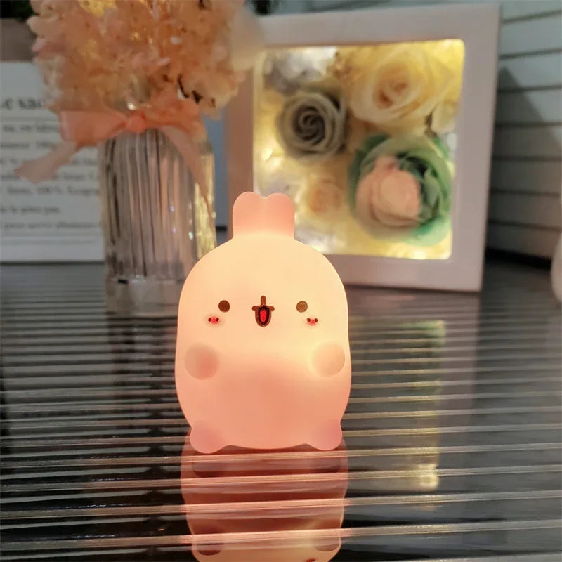 Veilleuse lumière rose
