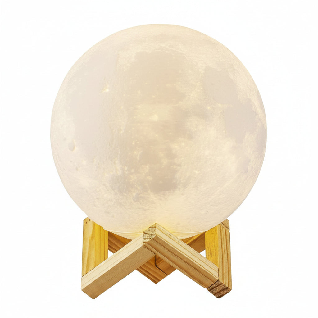 Veilleuse lune allumé 