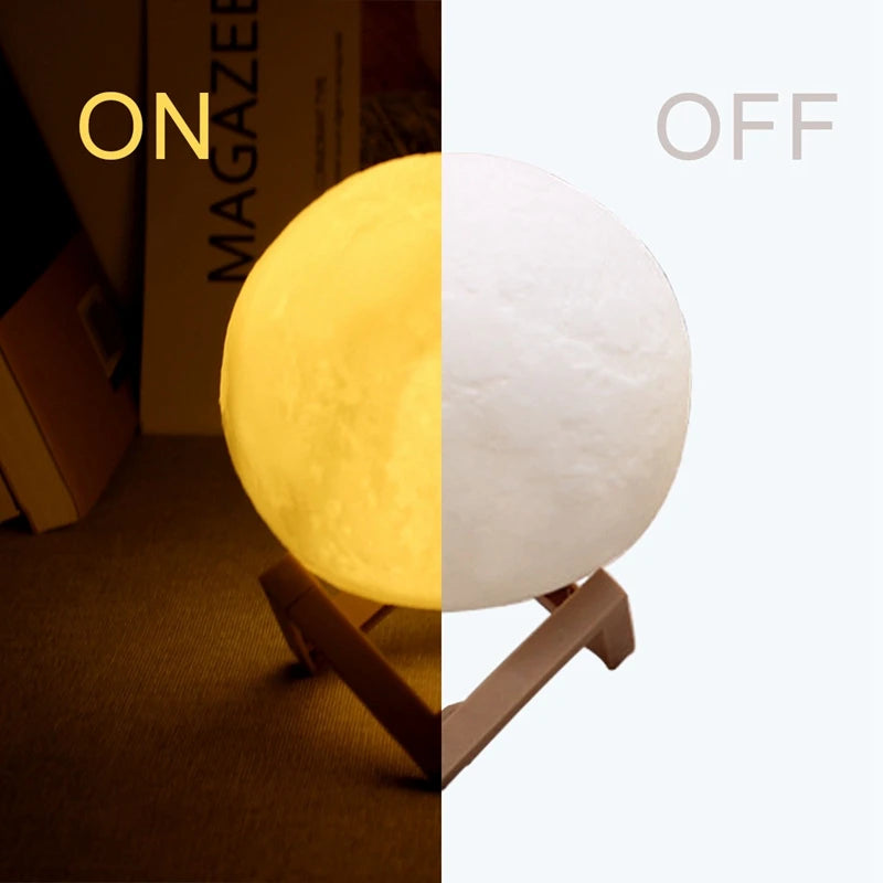 Veilleuse lune on/off