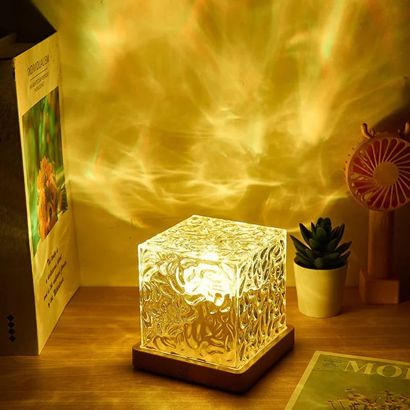veilleuse Cristal jaune
